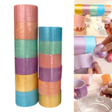 Maxbell 12Pcs Creative Sticky Ball Rolling Tape Game Crafts for Home Children Adult