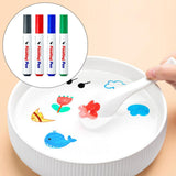 Maxbell 4Pcs Magical Water Painting Pens Doodle Drawing Pens Floating Ink Pens