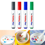 Maxbell 4Pcs Magical Water Painting Pens Doodle Drawing Pens Floating Ink Pens
