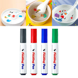 Maxbell 4Pcs Magical Water Painting Pens Doodle Drawing Pens Floating Ink Pens