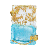 Maxbell Resin Nail Art Palette Nail Painting Makeup Palette for Wedding Home Artist blue