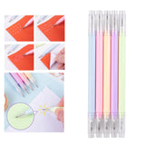 Maxbell 5Pcs Multicolor Paper Cutter Pens Utility for Art Paper Cutting Tool