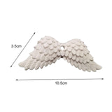 Maxbell 3 Pieces Car Wings Shaped Pendant Ornament Simple for Office Wardrobes