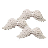 Maxbell 3 Pieces Car Wings Shaped Pendant Ornament Simple for Office Wardrobes