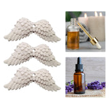 Maxbell 3 Pieces Car Wings Shaped Pendant Ornament Simple for Office Wardrobes