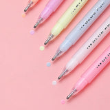 Maxbell Dot Glue Pen Stick Press Pen Colorful for Craft Projects Card Making Album