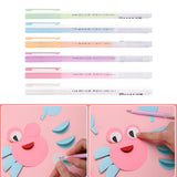 Maxbell Dot Glue Pen Stick Press Pen Colorful for Craft Projects Card Making Album