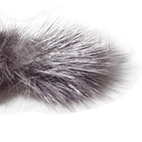 Maxbell 10Pcs Artificial Fur Pom Poms Ball Assorted DIY Art for Keychains Glove Charms Grey