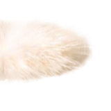 Maxbell 10Pcs Artificial Fur Pom Poms Ball Assorted DIY Art for Keychains Glove Charms White