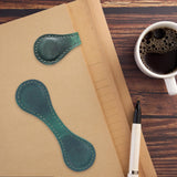 Maxbell Leather Adsorbable Bookmark Book Decorations for Students Reading Lovers D