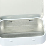 Maxbell Card Storage Box Iron Fittings Container Empty for Jewelry Gadget White with Hinge