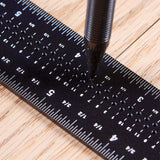 Maxbell Scriber Gauge Woodworking Measuring Marking Ruler for Mechanical Engineering