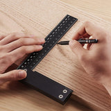 Maxbell Scriber Gauge Woodworking Measuring Marking Ruler for Mechanical Engineering