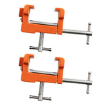 Maxbell 2Pcs Cabinetry Clamps Mounting Craft Repair Professional Woodworking Metal
