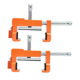 Maxbell 2Pcs Cabinetry Clamps Mounting Craft Repair Professional Woodworking Metal