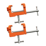 Maxbell 2Pcs Cabinetry Clamps Mounting Craft Repair Professional Woodworking Metal