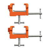 Maxbell 2Pcs Cabinetry Clamps Mounting Craft Repair Professional Woodworking Metal