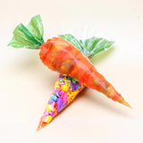 Maxbell Easter Carrot Candy Bag Gift Storage Bag Treat Bag Party Favors for Easter 20pcs