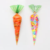 Maxbell Easter Carrot Candy Bag Gift Storage Bag Treat Bag Party Favors for Easter 20pcs