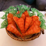 Maxbell Easter Carrot Candy Bag Gift Storage Bag Treat Bag Party Favors for Easter 20pcs
