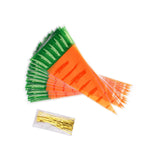 Maxbell Easter Carrot Candy Bag Gift Storage Bag Treat Bag Party Favors for Easter 50pcs