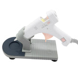Maxbell Portable Hot Glue Holder Craft Room Organizer Glue Base for Home round
