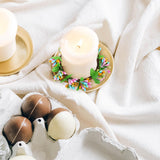 Maxbell Easter Candle Rings Wreath Candleholder Decorations for Party Festival 10cm