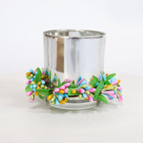 Maxbell Easter Candle Rings Wreath Candleholder Decorations for Party Festival 10cm