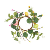 Maxbell Easter Candle Rings Wreath Candleholder Decorations for Party Festival 18cm