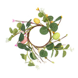 Maxbell Easter Candle Rings Wreath Candleholder Decorations for Party Festival 18cm