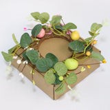 Maxbell Easter Candle Rings Wreath Candleholder Decorations for Party Festival 18cm