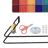 Maxbell Bead Loom Kit Charms 28 Colors Beads Thread for Jewelry Making DIY Bracelet