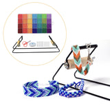 Maxbell Bead Loom Kit Charms 28 Colors Beads Thread for Jewelry Making DIY Bracelet