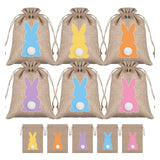 Maxbell 24x Easter Goody Bags Drawstring Packaging Bag Candy Bag Little Gifts Bags