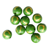 Maxbell 10x Round Beads 16mm Loose Wooden Bead Handmade Pattern Bracelet Art
