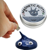 Maxbell Slime Putty Soft Clay Educational Game Hand Mud for Boys Girls Adults Gift Argent