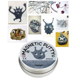 Maxbell Slime Putty Soft Clay Educational Game Hand Mud for Boys Girls Adults Gift Argent