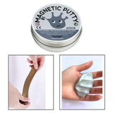 Maxbell Slime Putty Soft Clay Educational Game Hand Mud for Boys Girls Adults Gift Argent