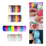 Maxbell Funny Sticky Ball Tape Sensory Toy Creative for Fun Festivals Party Supplies 1.2cm Deep Color