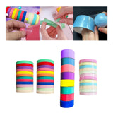 Maxbell Funny Sticky Ball Tape Sensory Toy Creative for Fun Festivals Party Supplies 1.2cm Deep Color