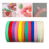 Maxbell Funny Sticky Ball Tape Sensory Toy Creative for Fun Festivals Party Supplies 1.2cm Deep Color