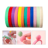 Maxbell Funny Sticky Ball Tape Sensory Toy Creative for Fun Festivals Party Supplies 1.2cm Deep Color