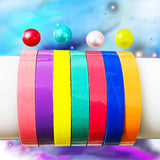 Maxbell Funny Sticky Ball Tape Sensory Toy Creative for Fun Festivals Party Supplies 2.4cm Deep Color