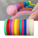 Maxbell Funny Sticky Ball Tape Sensory Toy Creative for Fun Festivals Party Supplies 2.4cm Deep Color