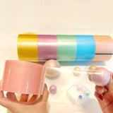 Maxbell Funny Sticky Ball Tape Sensory Toy Creative for Fun Festivals Party Supplies 4.8cm Deep Color