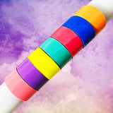 Maxbell Funny Sticky Ball Tape Sensory Toy Creative for Fun Festivals Party Supplies 4.8cm Deep Color