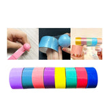 Maxbell Funny Sticky Ball Tape Sensory Toy Creative for Fun Festivals Party Supplies 4.8cm Deep Color
