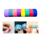 Maxbell Funny Sticky Ball Tape Sensory Toy Creative for Fun Festivals Party Supplies 4.8cm Deep Color
