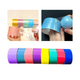 Maxbell Funny Sticky Ball Tape Sensory Toy Creative for Fun Festivals Party Supplies 4.8cm Deep Color