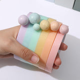Maxbell Funny Sticky Ball Tape Sensory Toy Creative for Fun Festivals Party Supplies 1.2cm Light Color